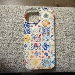 CASELY IPhone 14 Colorful Tile Pattern Phone Case (MagSafe)